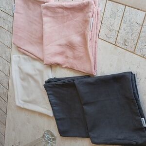 Pillow Cases/ 20x20" Suede/5 Cases...New,,see Description